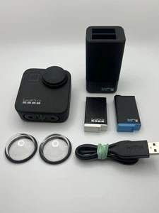 GoPro Max 360 Action Camera Bundle 2 Batteries, Dual Charger - Picture 1 of 7