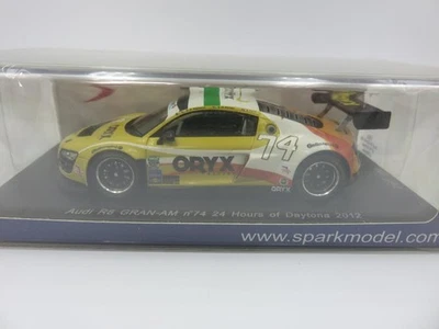 Modello di auto da corsa Spark Audi R8 #74 24 ore Daytona 2012 Gran-Am - Immagine 1 di 4