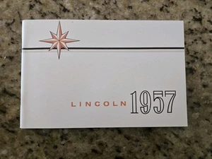 1957 Lincoln Owners Manual Mint Reprint - Picture 1 of 7