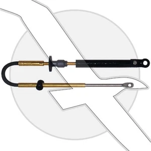 Johnson Evinrude Fueraborda Teleflex Acelerador Cambio Barco Caja de Control Cable 10 ft - Imagen 1 de 2