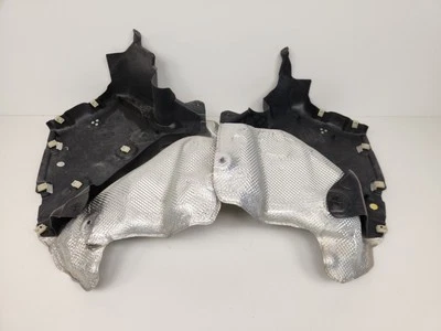 2021-2025 BMW M3 G80 REAR UNDER BODY PANELS / HEAT SHIELDS SET OF 2 OEM  - Image 1 of 4