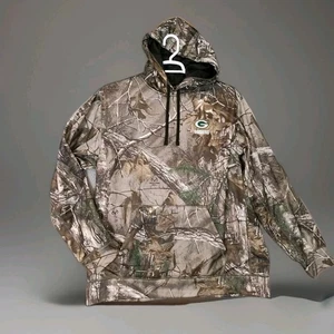 Green Bay Packers Pullover Hoodie Mens XL Realtree Camo Hooded Sweatshirt NFL EU - Picture 1 of 15