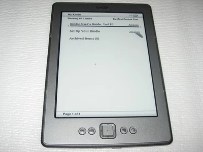 Lector de libros electrónicos Amazon Kindle 4ta generación, 2 GB, Wi-Fi, 6 pulgadas, D01100 #02 Foto 1 de 4