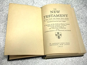 Das Neue Testament 1941 Bruderschaft christlicher Lehre Bibel Vintage - Bild 1 von 9