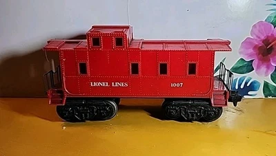 Vintage Lionel Lines Red Caboose calibre O #1007 Foto 1 de 4