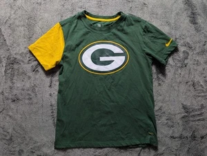 Green Bay Packers Nike Short Sleeve T Shirt Youth Boys Size Small Green - Picture 1 of 12