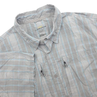 Cabela’s Guidewear Mens Sz 2XL Shirt Short Sleeve Button Front 4most UPF 50 Gray - Image 1 of 4