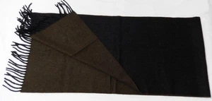 Valentino Garavani wendbarer 100 % Kaschmir 69 Zoll langer hellbrauner Fransenschal - Bild 1 von 9
