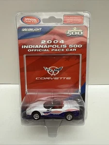 Chevrolet Corvette 2004 Indy 500 Pace Car convertible 1:64 diecast luz verde - Imagen 1 de 6