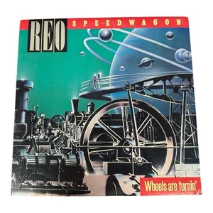 REO SPEEDWAGON Wheels Are Turnin' Used 1984 LP Rock Vinyl Record EPIC-39593 - Foto 1 di 14
