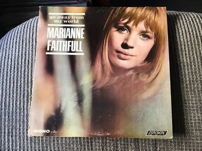 MARIANNE FAITHFUL GO AWAY FROM MY WORLD 1965 LP LONDON PRINT VINTAGE VINYL 12TRX - Image 1 of 4