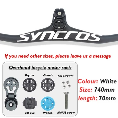 Carbon Mountain Bicycle Integrated Handlebar FRASER IC SL -17 Degree Riser Bar - Image 1 of 4