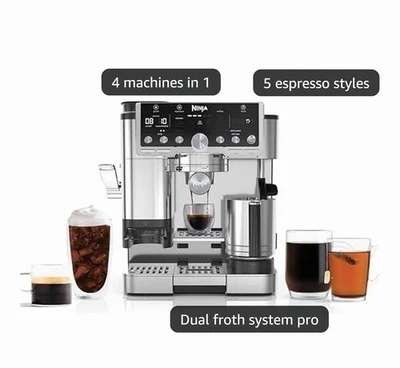 Máquina de café espresso Ninja Luxe Café Premier Series cafetera de goteo 3 en 1 Foto 1 de 3