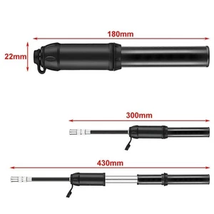 Mini Bomba Bicicleta Bicicleta Air Stick Presta Schrader Inflador Neumáticos Aleación Aluminio - Imagen 1 de 14