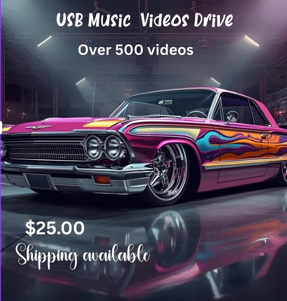 MICRO CENTER 64gb USB With Over 800 Mp4 Music Videos, Great Collection Of Videos