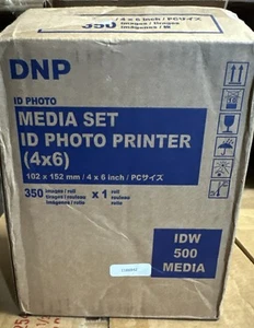 DNP RX1HS46-PS 350 SET SUPPORTI STAMPA 1 ROTOLO PER IDW500 DNP DS-RX1 & DS-RX1 HS -NUOVO - Foto 1 di 5