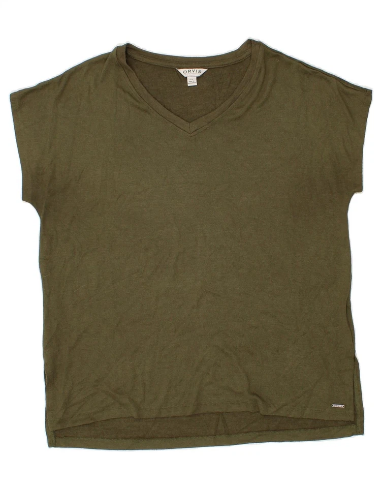 Camiseta Top Mujer ORVIS UK 16 Grande Caqui Poliéster LB02 Foto 1 de 3