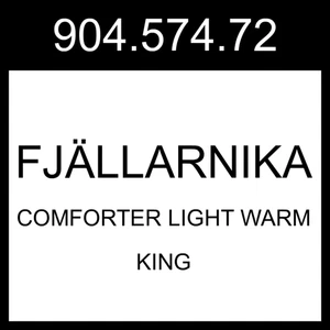 IKEA FJÄLLARNIKA Bettdecke Light Warm King 904.574.72 - Bild 1 von 1