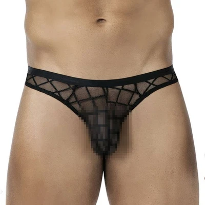 Cut4Men R4VAGE Web Sheer Tanga Herren Unterwäsche String Männer Dessous Mesh durchsichtig - Bild 1 von 4