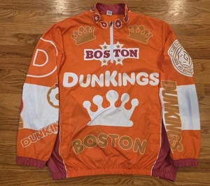 Chaqueta Dunkin Donuts DunKings XXL 2025 Usada Naranja Tom Brady Super Bowl DD - Imagen 1 de 24