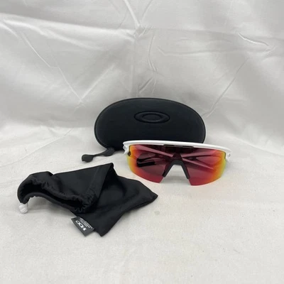 Gafas de sol Oakley para hombre Sphaera Slash medio borde escudo Prizm espejo OO9403 blancas Foto 1 de 4