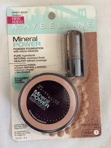 Maybelline Mineral Power Powder Foundation Sandy Beige Medium 1 Neu Paket - Bild 1 von 2