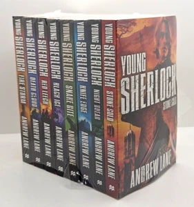 Young Sherlock Holmes Andrew Lane Book Set 8 Paperback Collection New Sealed - Imagen 1 de 9
