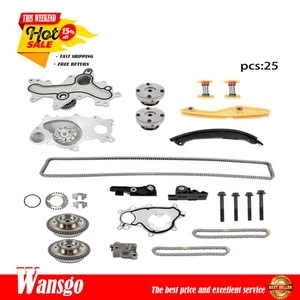 For Lincoln Navigator Ford Expedition Timing Chain Kit Water Pump 4 Bolt Gear - Picture 1 of 12