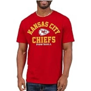 Team Apparel Men’s T-shirt Kansas City Chiefs short sleeve Red Sz:XL NFL - Picture 1 of 7