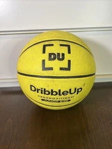 Dribble Up Yellow Smart Basketball Junior Size 28.5 Indoor/Outdoor Ball - Picture 1 of 6