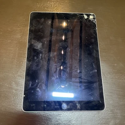 apple ipad air 2 a1566 64gb Locked As Is Screen Working Cracked - Image 1 of 4