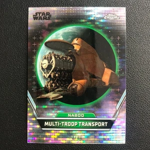 2024 Topps Chrome Star Wars Hyperspace Multi-Troop Transport Pulsar /99 - Picture 1 of 4