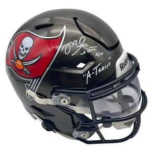 Mike Alstott A-Train Signed Mid Size Speedflex Helmet Tampa Bay Bucs MIDI - Picture 1 of 7