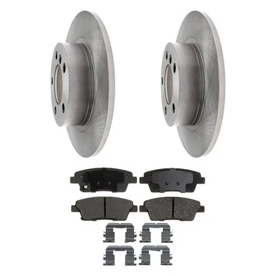 For Mini Cooper Countryman 12-16 ACDelco Silver Rear Brake Kit w Ceramic Pads - Imagem 1 de 4
