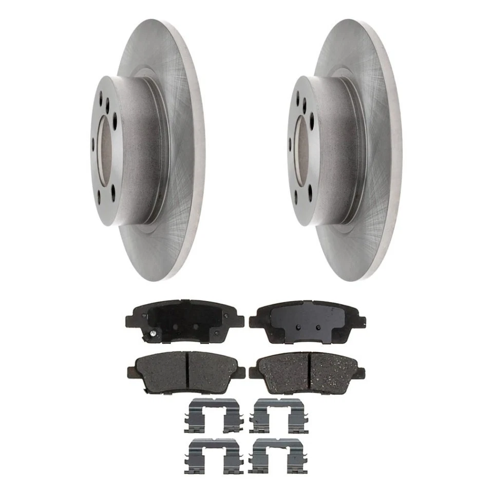 For Mini Cooper Countryman 12-16 ACDelco Silver Rear Brake Kit w Ceramic Pads - Изображение 1 из 4