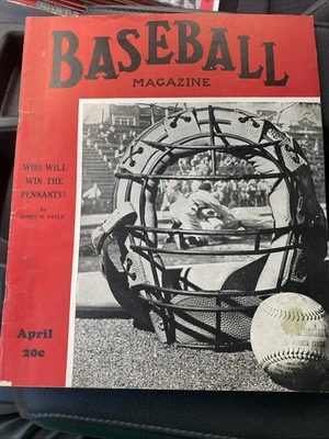 REVISTA DE BEISEBOL ABRIL 1938 Joe Cronin Red Sox CAPA INTERNA cheia de grandes nomes - Imagem 1 de 4