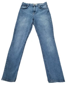 Reformation, Blue High & Skinny  Crop Wash Catalina Denim 5 Pocket Jeans SZ 6/28 - Picture 1 of 10