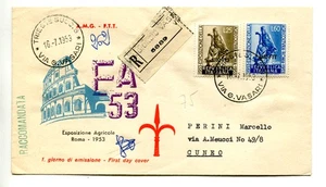 Trieste A - Agriculture on envelope FDC fcc. - Picture 1 of 1