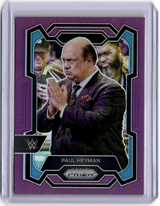 Paul Heyman 2024 Panini Prizm WWE Purple Prizm #121 WWE Smackdown #031/149 - Foto 1 di 2