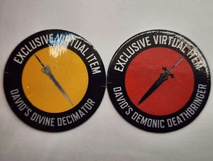 ROBLOX David's Devine Decimator & Demonic Deathbringer Swords! CODES ONLY! - Picture 1 of 1