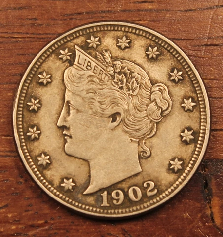 1902 Liberty Nickel Choice XF................................ Lot 4877 Cover