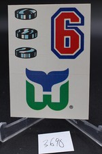 1989-90 Topps Hartford Whalers Hockey Helmet Stickers # 25