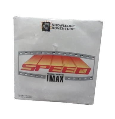 Velocidade Originalmente Filmado Na Coleção de Mainframe IMAX MS DOS ~ RARO NOVO LACRADO - Imagem 1 de 2
