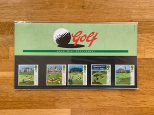 GB 1994 PRESENTATION PACK 249 GOLF ST ANDREWS MUIRFIELD CARNOUSTIE TROON - Picture 1 of 3