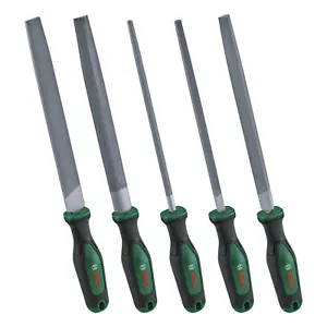 Bosch File Set 5-Piece (Round/Half-Round/Flat/Triangular/Square File) - Picture 1 of 4