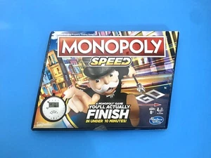 Monopoly Speed Brettspiel von Hasbro schnell spielbar unter 10 Minuten - Bild 1 von 3