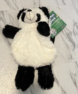 Rare Kid’s Backpack 14" Cuddlee Pet Plush Panda Travel School Daycare Play New - Picture 1 of 3