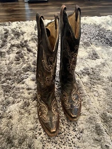 Corral Damen-Westernstiefel abgenutzt braun Größe 7 M 15001 - Bild 1 von 10