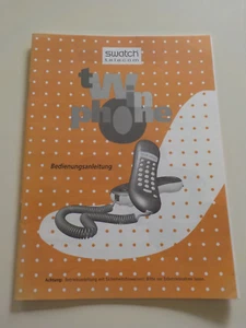 Bedienungsanleitung Swatch Telecom twinphone Vintage Telefon Schweiz 1997 90er - Bild 1 von 2
