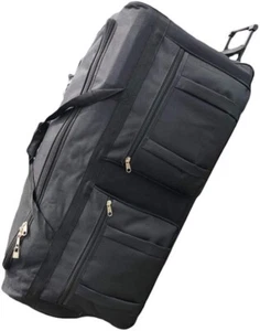 46-Inch Heavy-Duty Rolling Duffle Bag with Wheels - Ultimate Storage Solution - Picture 1 of 8
